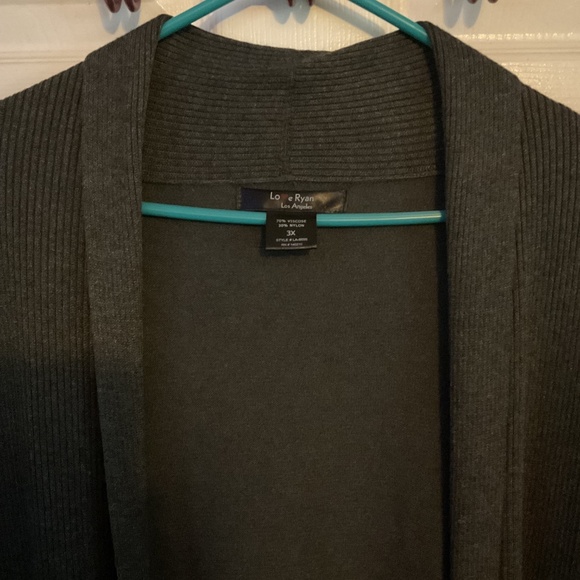 Charcoal Grey Cardigan/Duster - Picture 2 of 5